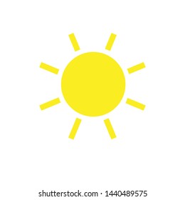 Sun Summer Icon Vector Design Symbol Illustration