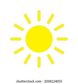 Sun Summer Icon Vector Design Illustration