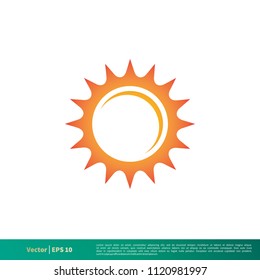 Sun - Summer Icon Vector Logo Template Illustration Design. Vector EPS 10.