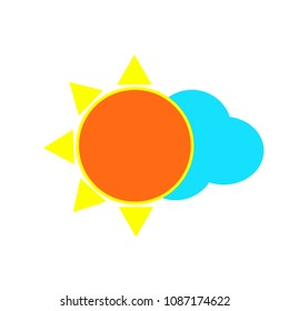 Sun summer icon weather