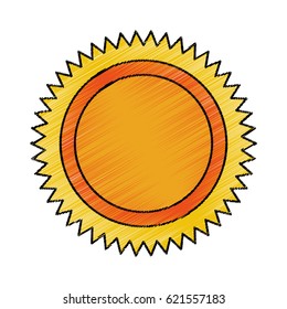 sun summer isolated icon