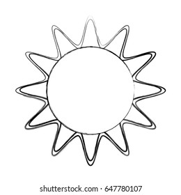sun summer isolated icon