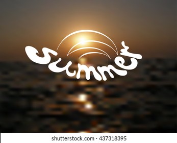 sun   summer sea background