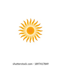 sun summer sunset icon vector