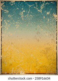 Sun of Summer vintage, vector illustration 