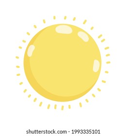 sun summer weather cute isolated