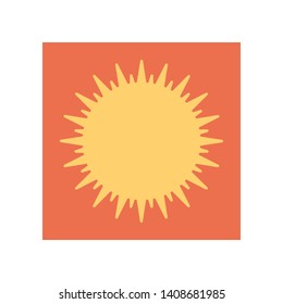 Sun and Summer Weather Icon