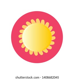 Sun and Summer Weather Icon
