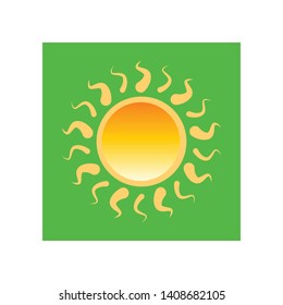 Sun and Summer Weather Icon