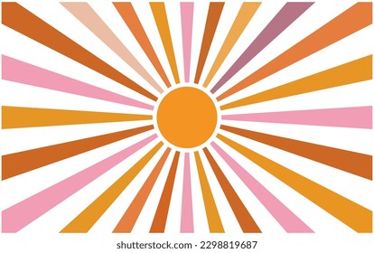 Sun sunbeams summer texture. Starburst, sunburst background.