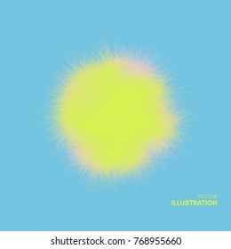 Ilustración vectorial abstracta Sun. Sunburst. 