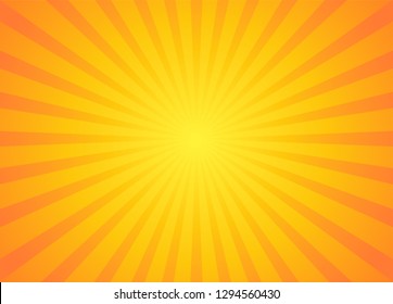 Sun Sunburst Pattern. Retro Background vector illustration