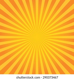 Sun Sunburst Pattern. Retro Background