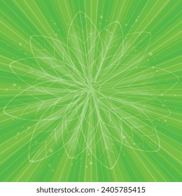 Sun Sunburst Pattern. Sunny abstract background. Sunbeam ray pattern sunburst background. Bright yellow, blue, red, orange, green color explosive background. Vector illustration