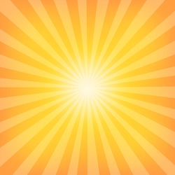 Sun Sunburst Pattern. Vector Illustration