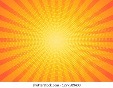 Sun Sunburst Pattern. Vector illustration