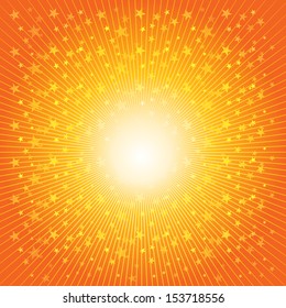 Sun Sunburst Pattern. Vector illustration