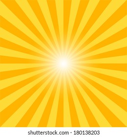 Sun Sunburst Pattern. Vector illustration