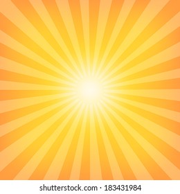 Sun Sunburst Pattern. Vector illustration