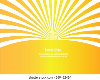 Sun Sunburst Pattern. Vector illustration, sunburst vector,sunburst retro,vintage sunburst .yellow subnurst