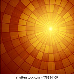 Sun Sunburst Pattern. Vector illustration