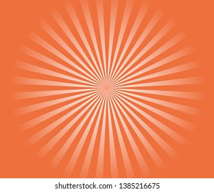 Sun Sunburst Pattern. Vintage style vector illustration