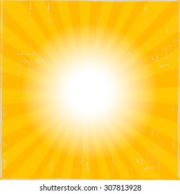 Sun Sunburst Rays Texture Background