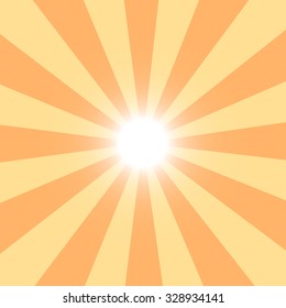 Sun Sunburst Vector illustration