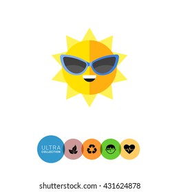 Sun in Sunglasses Icon