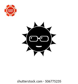 Sun in Sunglasses Icon