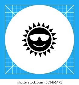Sun in Sunglasses Icon