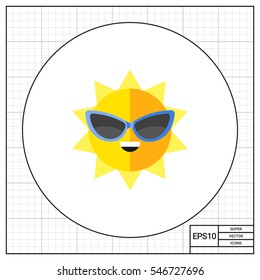 Sun in Sunglasses Icon