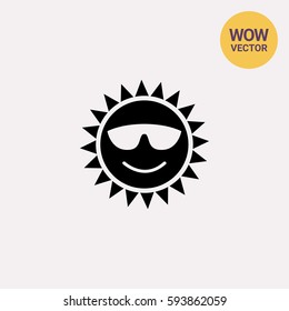 Sun in Sunglasses Icon