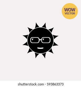 Sun in Sunglasses Icon