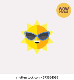 Sun in Sunglasses Icon