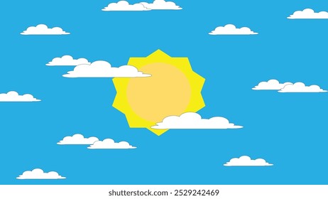 Sun with sunglasses smiling icon