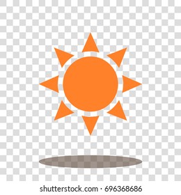 sun sunlight sunshine icon vector isolated