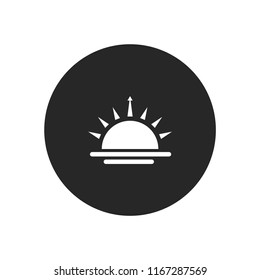 Sun and Sunrise Icon