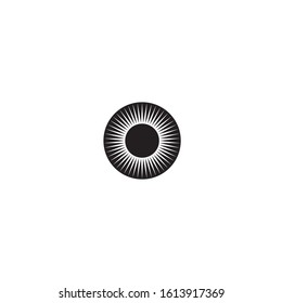 the 
sun syimbol vector logo
