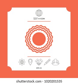 Sun symbol icon