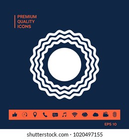 Sun symbol icon