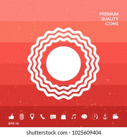 Sun symbol icon