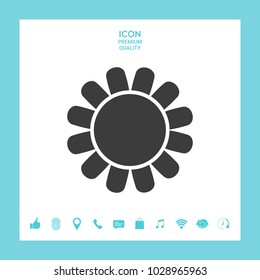 Sun symbol icon