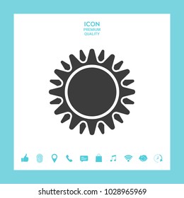 Sun symbol icon