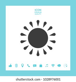 Sun symbol icon