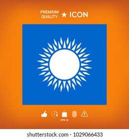Sun symbol icon