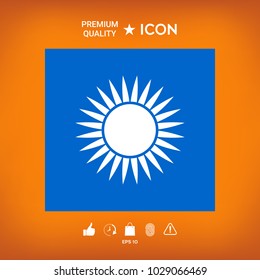 Sun symbol icon