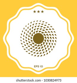 Sun symbol icon