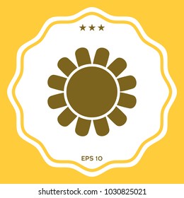 Sun symbol icon