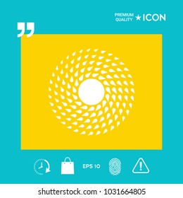 Sun symbol icon